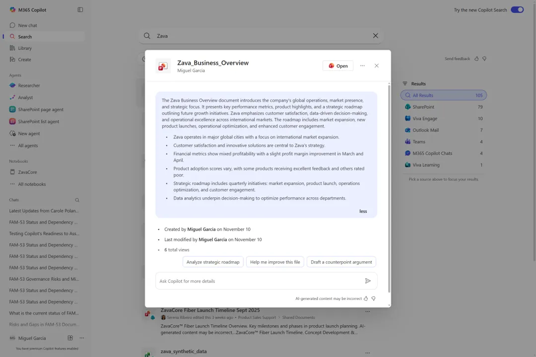 Copilot AI views