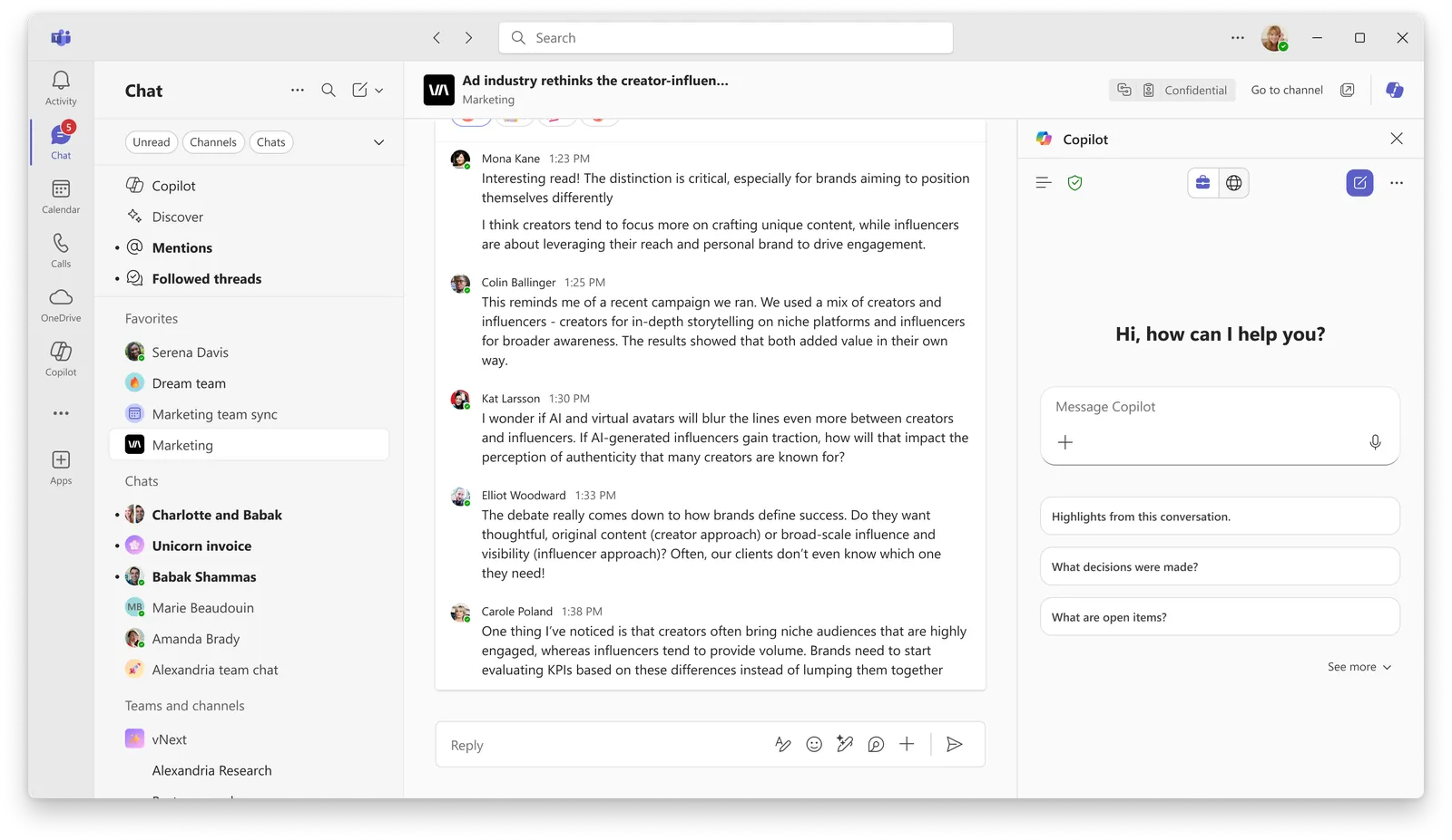 New Copilot experience in Teams