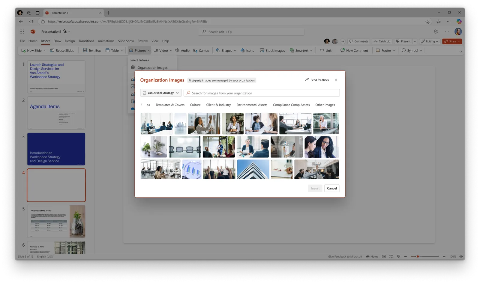 PowerPoint organisation images