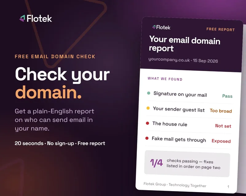 Scan your domain: find out in 20 seconds if your email is arriving